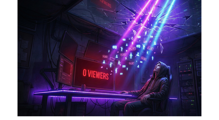 Почему на Twitch 0 зрителей? 5 фатальных ошибок и стратегия роста в конце 2025 года