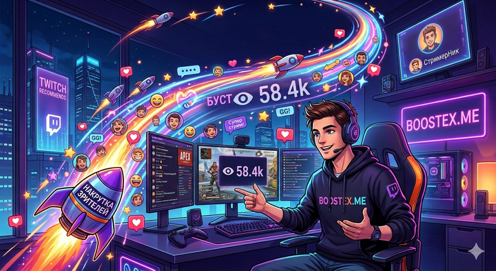 Накрутка зрителей в твиче: Трамплин к успеху и вершинам стриминга