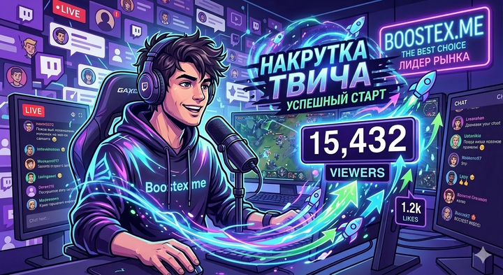 Накрутка твича: Секрет взрывного старта и алгоритмического успеха в 2026 году